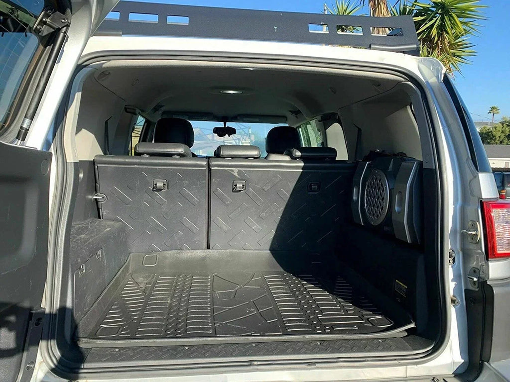 EA to Pre-Cut Mat Liner Trunk Lip Easy – Toyota Cruiser FJ – – Cargo for Weather-Resistant Design Install – – Rubber EACCESSORIES for Mats Trunk Trunk Cars Car Mat Raised 2007-2014 Laser Non-Slip with