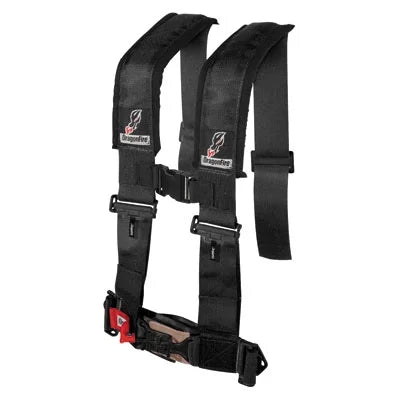 Maverick Clip 2017-2018 Racing for Harness X Turbo Side DS Black H-Style 3" X3 Passenger Dragonfire Safety Can-Am w/Adjustable Sternum 4-Point R