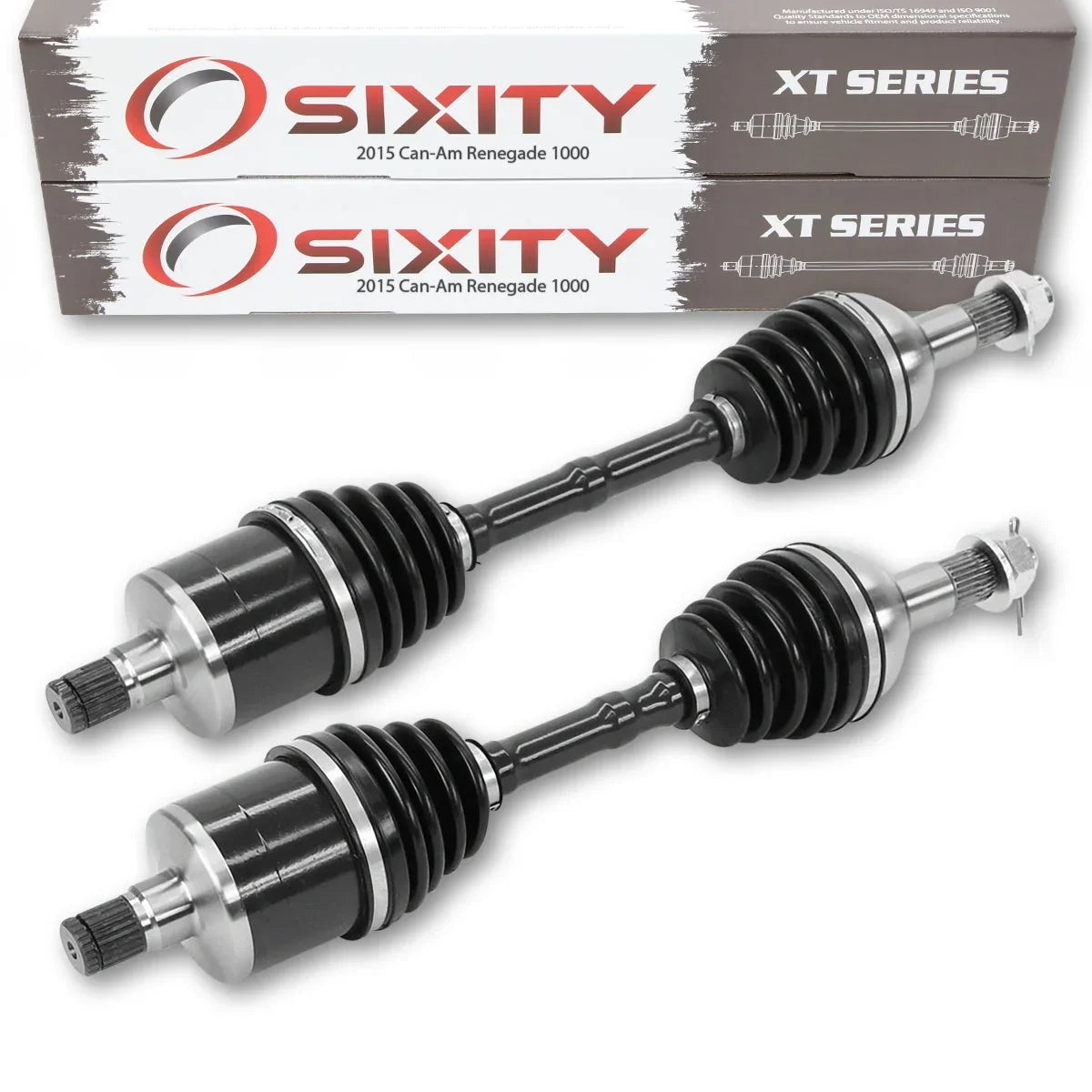 2 - Axle with Can-Am compatible Right 4X4 Rear Renegade Left XXC XT 2015 1000 Sixity EFI-STD pc