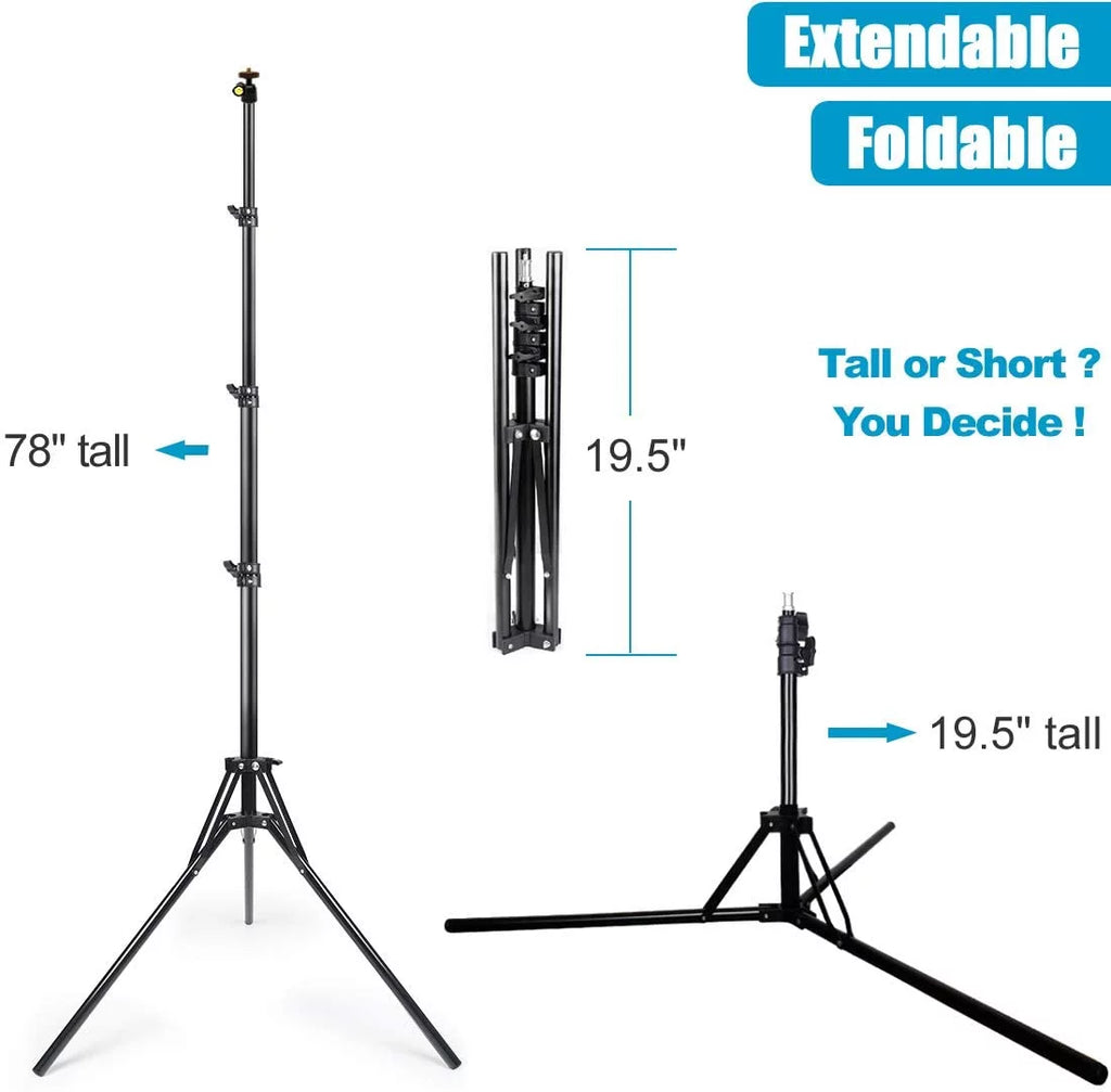 Cell Bluetooth Camera Ultra Phone Tall Tripod Tripod, Stick with Phone Remote Holder 78 Extendable inch Selfie and