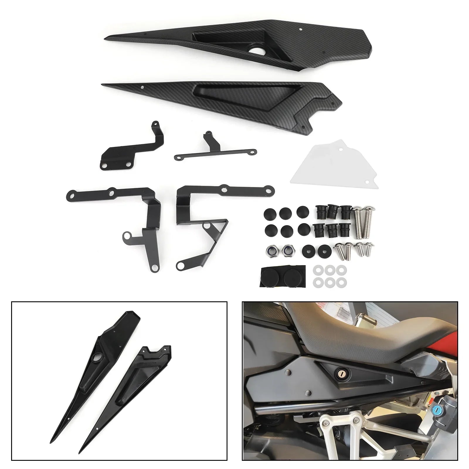 BMW Trim 2018-2019 Side Carbon Cover For Frame F850GS F750GS