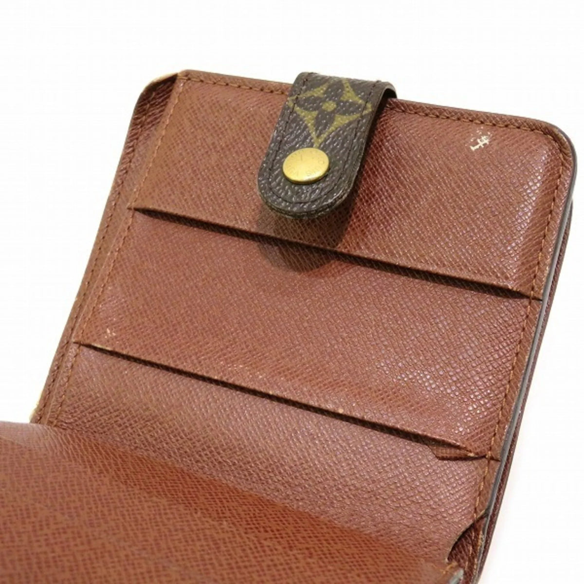 Men's M61667 Louis (Fair) Wallet Zip Vuitton Bifold Women's Compact Monogram Pre-Owned