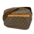 Pre-Owned PM Vuitton M45254 Reporter Monogram (Good) Brown Louis Bag Ladies Shoulder