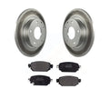 And For Kit Pads Brake Mazda Rotors Coated CX-3 Auto Sport Transit Semi-Metallic Disc 3 - Rear KGF-101781