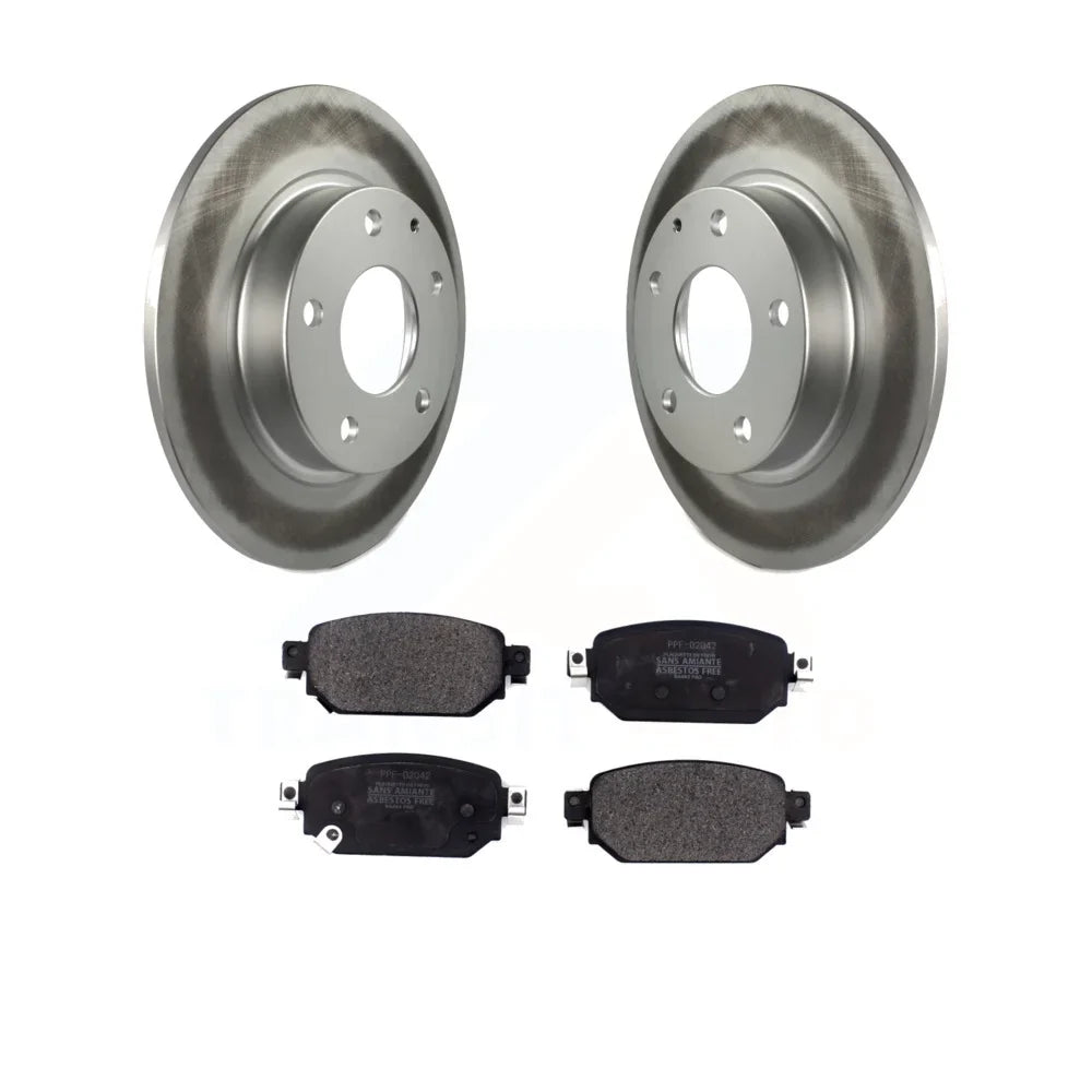And For Kit Pads Brake Mazda Rotors Coated CX-3 Auto Sport Transit Semi-Metallic Disc 3 - Rear KGF-101781
