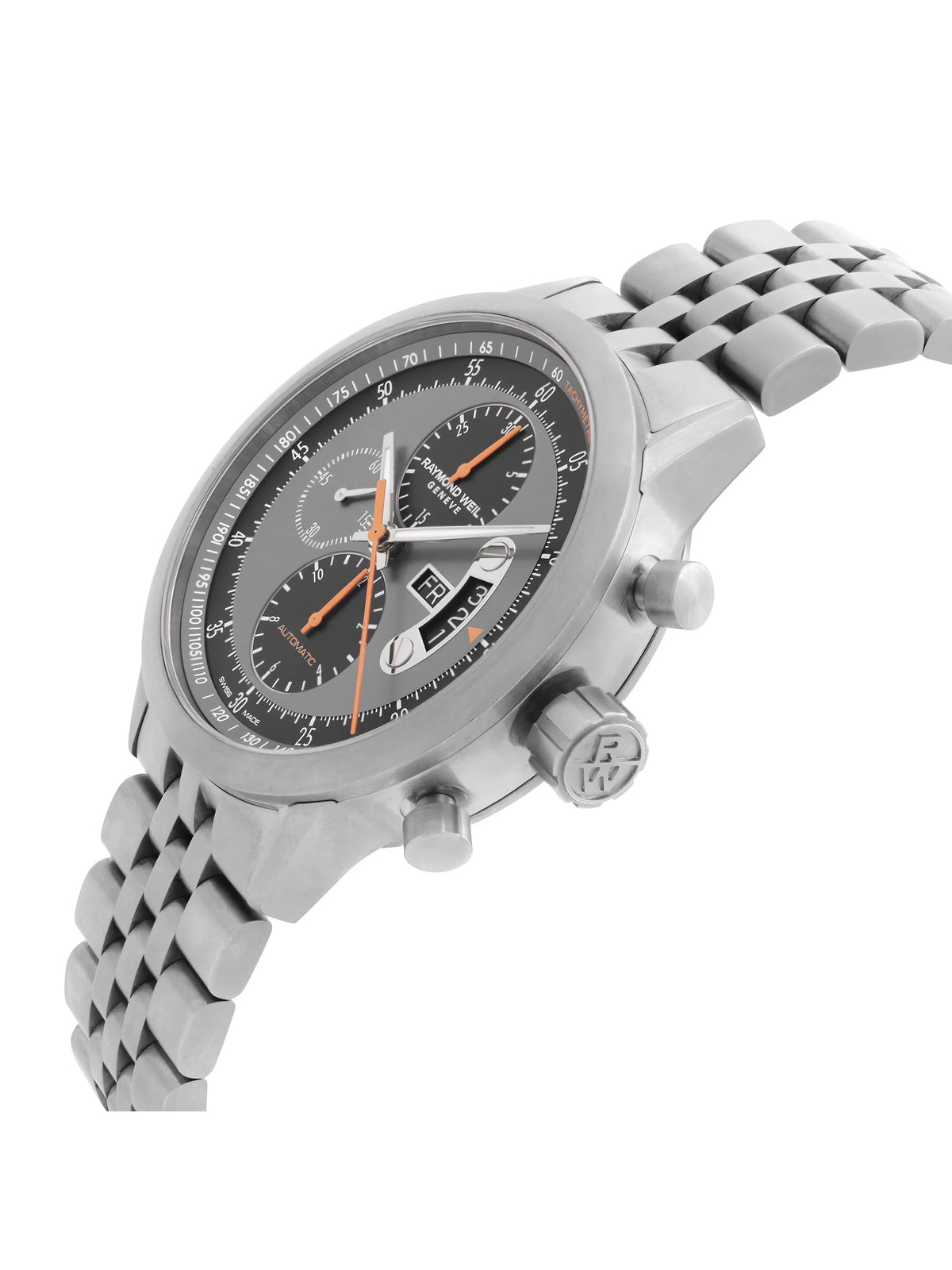 Watch Dial Weil (Good) Automatic Titanium Pre-Owned Gray Mens Freelancer Raymond 7745-TI-05609