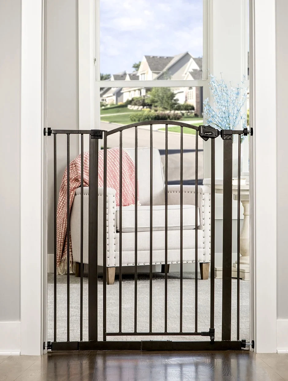 Tall Baby Gate, Regalo 6 24 Months, Arched Gate Décor to Safety Age Group Baby Bronze Extra