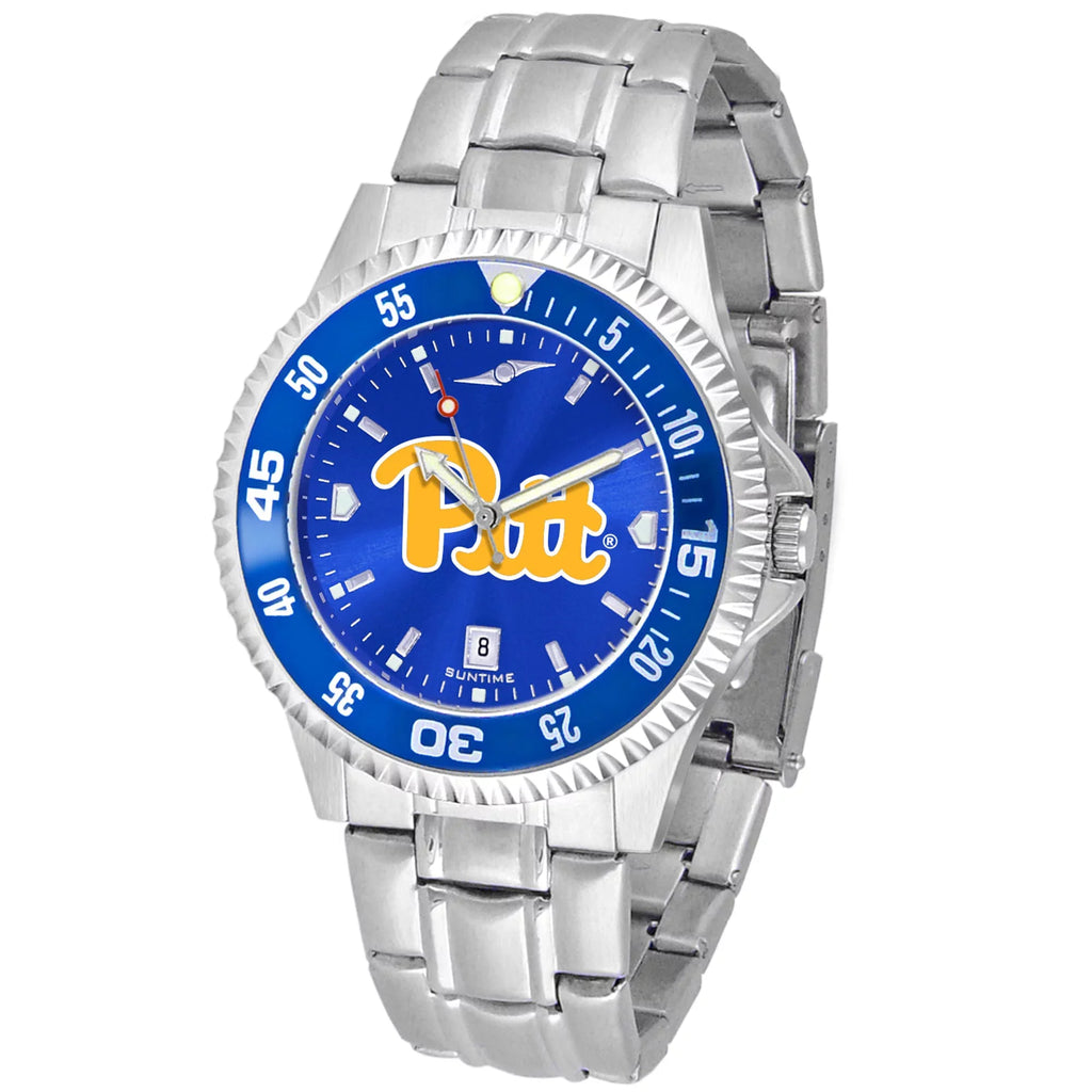 Steel Pittsburgh Competitor Panthers Bezel Color AnoChrome Men's Watch