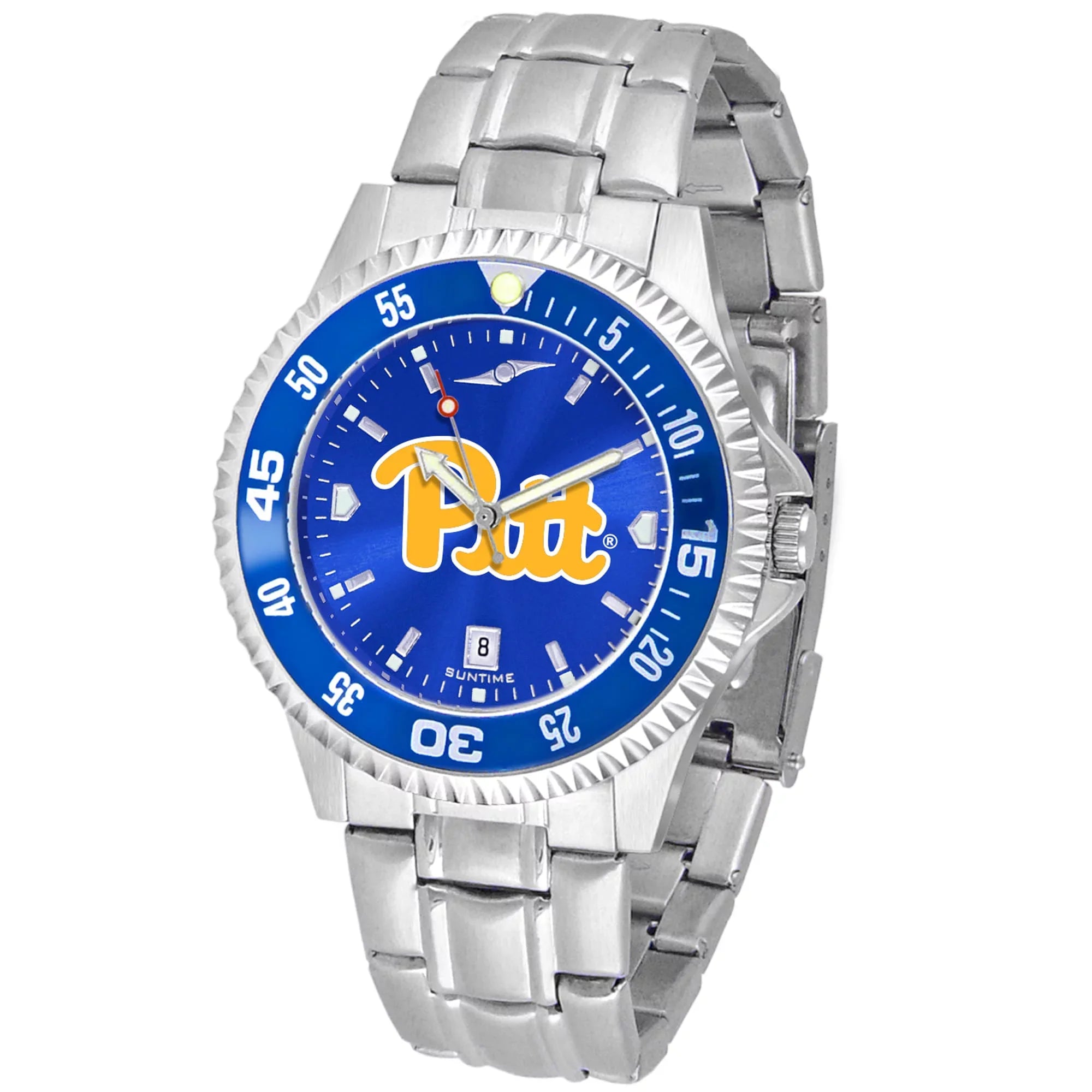 Steel Pittsburgh Competitor Panthers Bezel Color AnoChrome Men's Watch