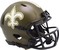 To Replica Speed Helmet Mini New SaintsRiddell 9585563382 Orleans Service Salute Riddell Style