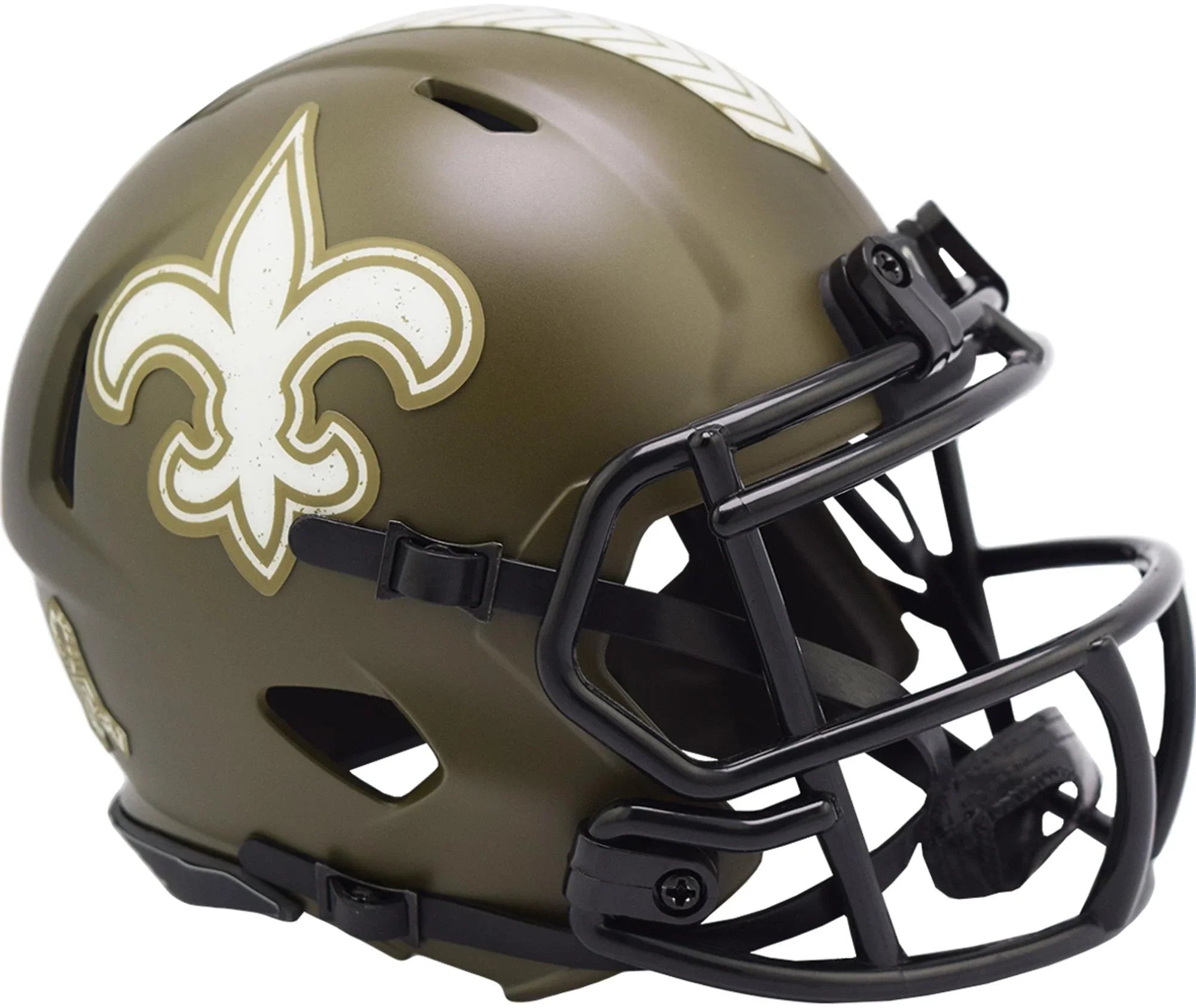 To Replica Speed Helmet Mini New SaintsRiddell 9585563382 Orleans Service Salute Riddell Style