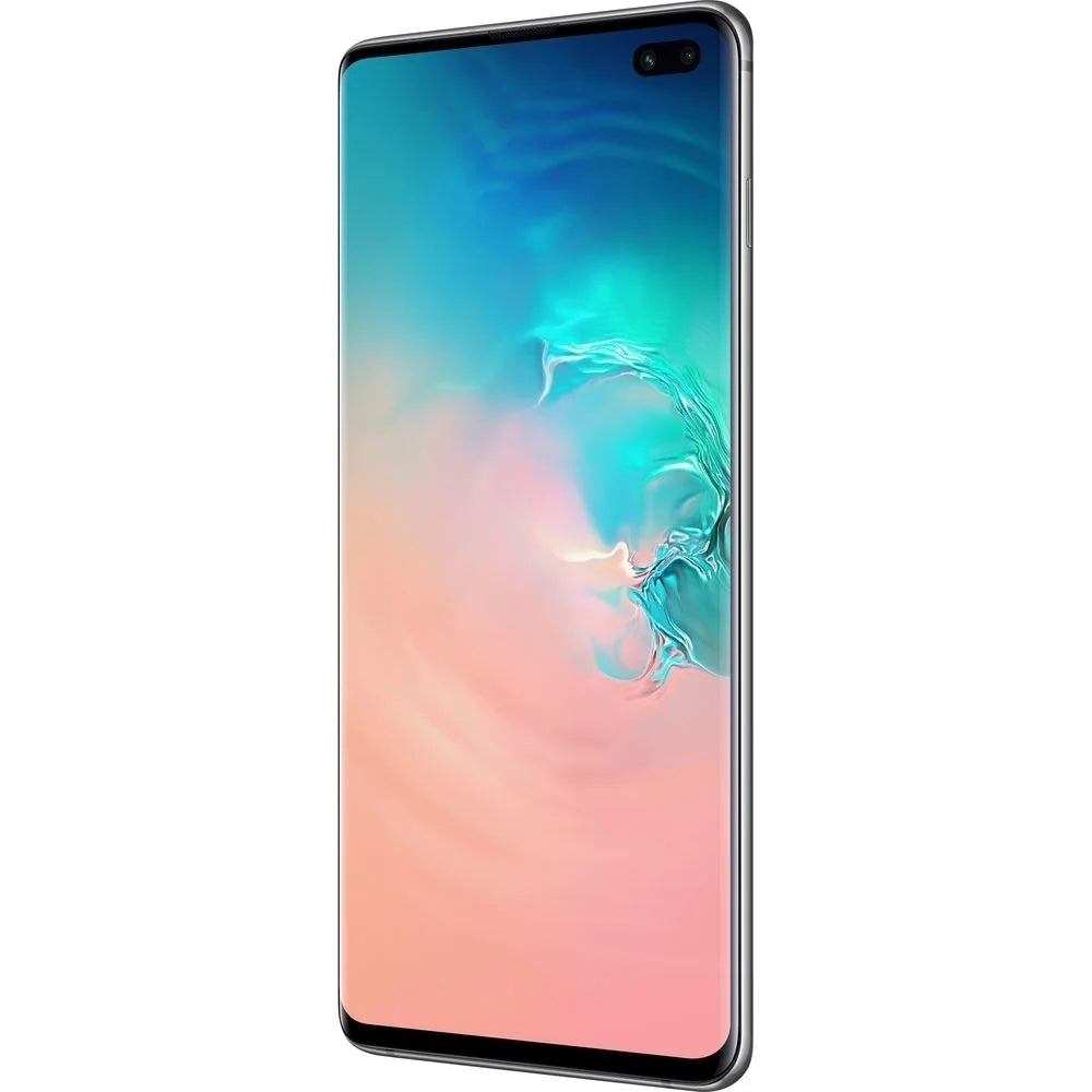 Blemished) - LTE Galaxy Fully (Used 6.1" 4G 128GB Samsung White Unlocked, S10+ Prism