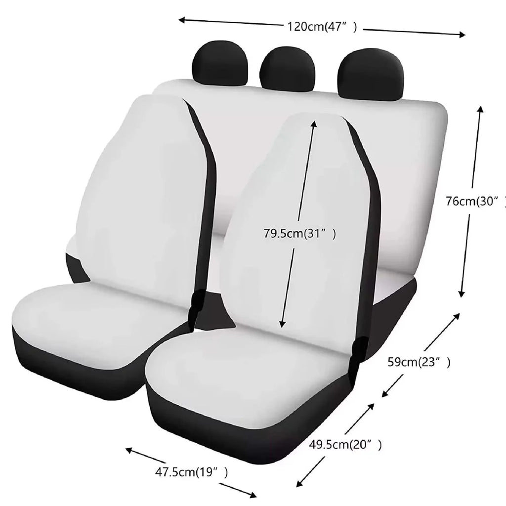 Cover+Auto Console Cover Pad+Center Pad+Front Blanket Sedan Seat Seatbelt Accessories Settring Set Cover AestheticMushroom Back Car Interior 8-Van Binienty Saddle Print of Wheel
