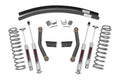 Series N3 II Cherokee Shocks Lift | Rough Kit (fits) Country XJ | Leaf 1984-2001 | Suspension 3" Jeep Add 670XN2