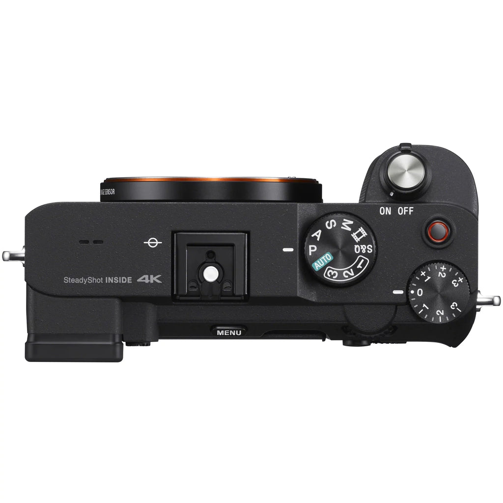 Interchangeable Shooting Battery Frame + ACCVC1 + Vlogger Accessories Remote Gear Bundle & Grip ILCE7C/B Full a7C Sony Bag Body Lens with 2 Camera Wireless GP-VPT2BT Only w. Mirrorless Deco Kit Black