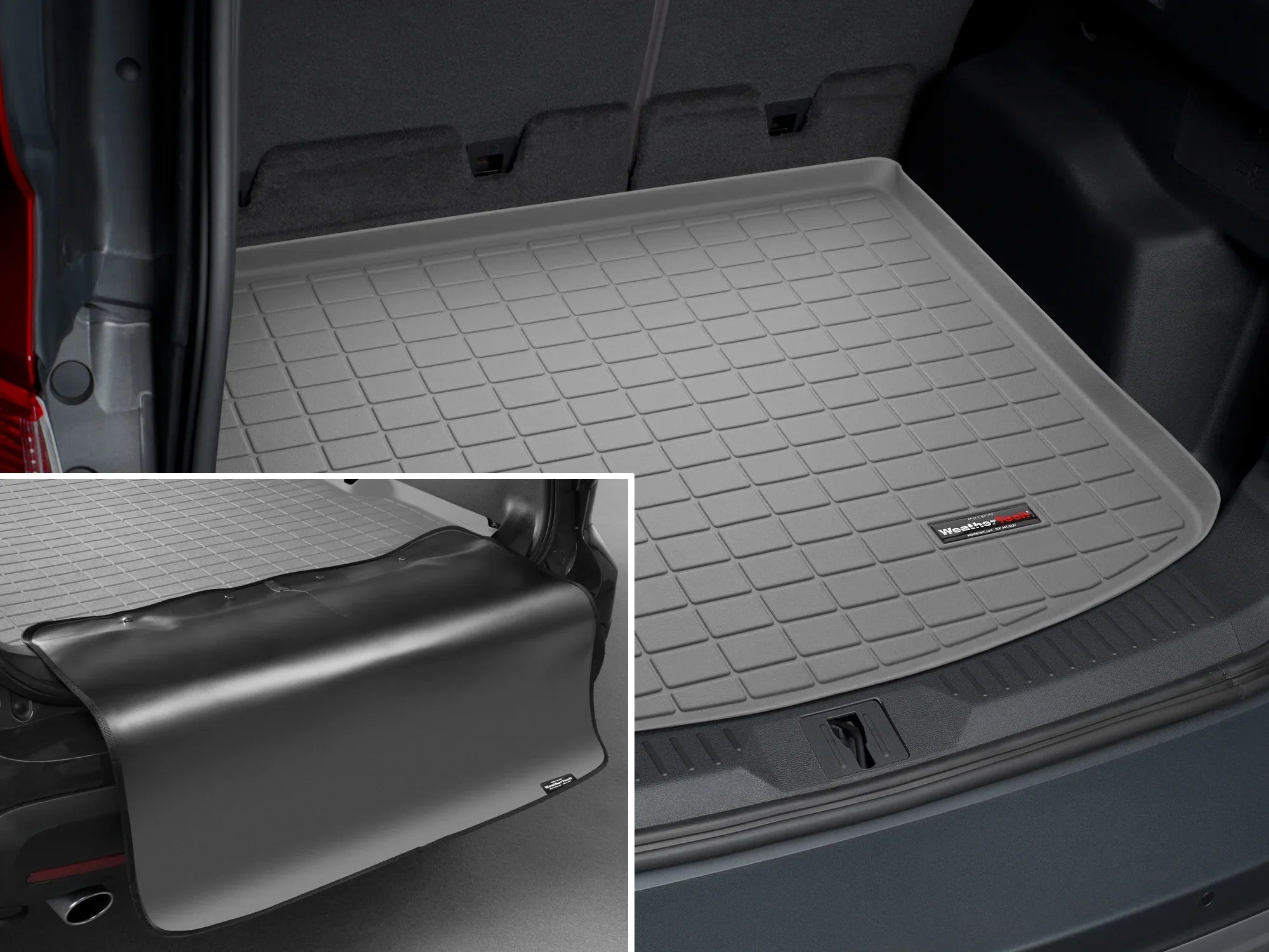 with - Bumper Protector, Protector Escape, MKC Behind Grey with Cargo Trunk With Bumper Liner 2nd Row Seating compatible WeatherTech