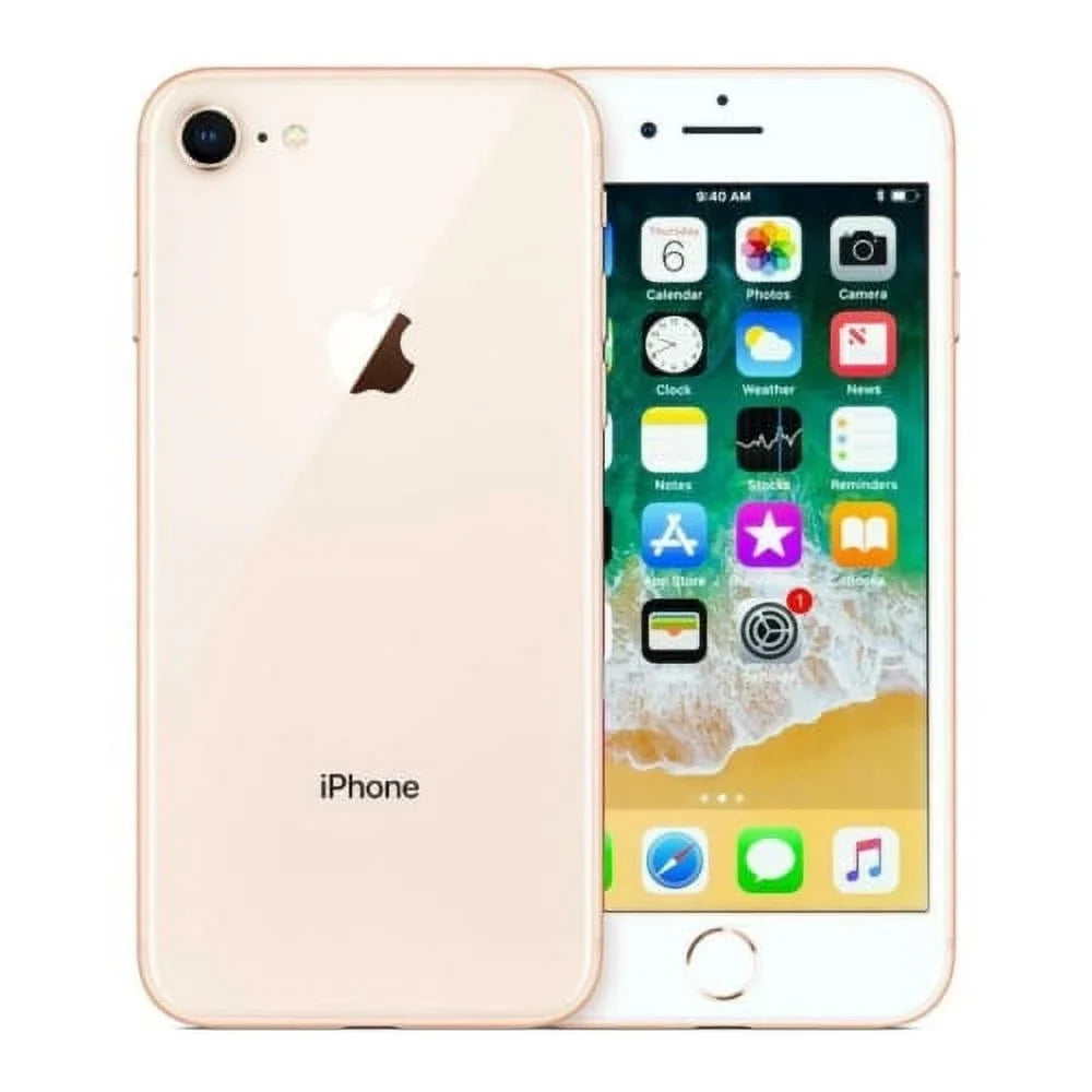Smartphone T-Mobile (Refurbished: Factory iPhone Apple GSM Gold 8 Good) AT&T Unlocked 64GB Pre-Owned -