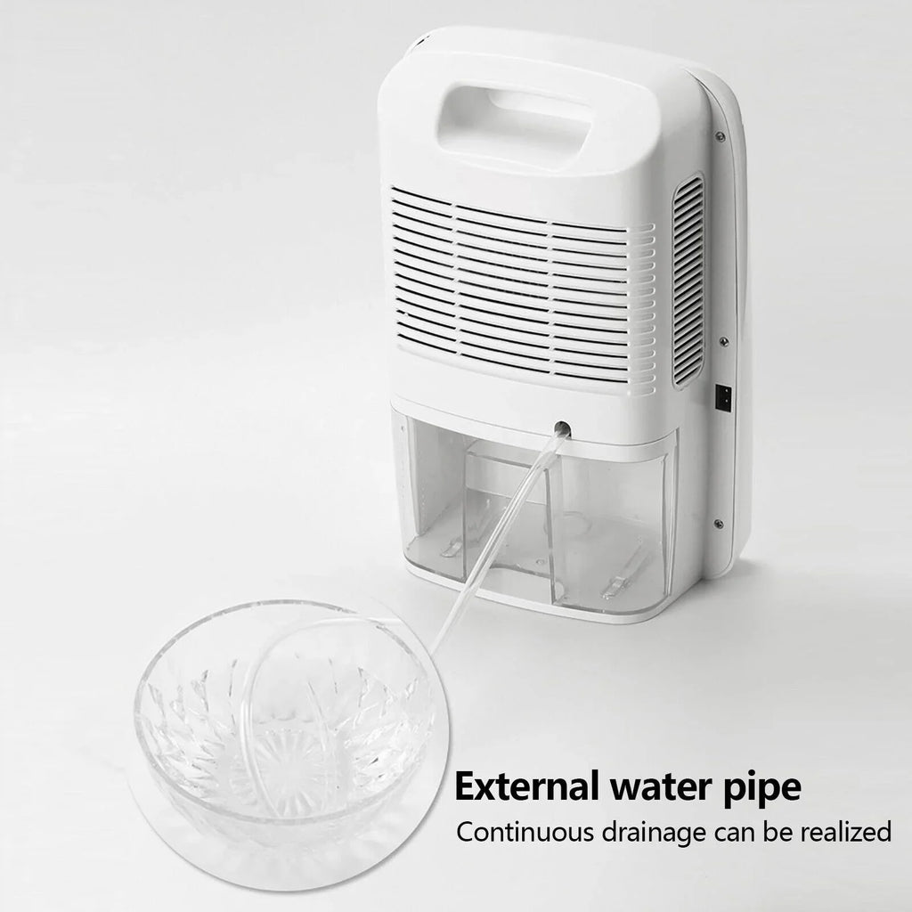 Bedroom Tank RV Moisture 2.5L MIni Compact Dryer Caravan w/ Drain Water for Portable Garage ZhdnBhnos Hose Dehumidifier