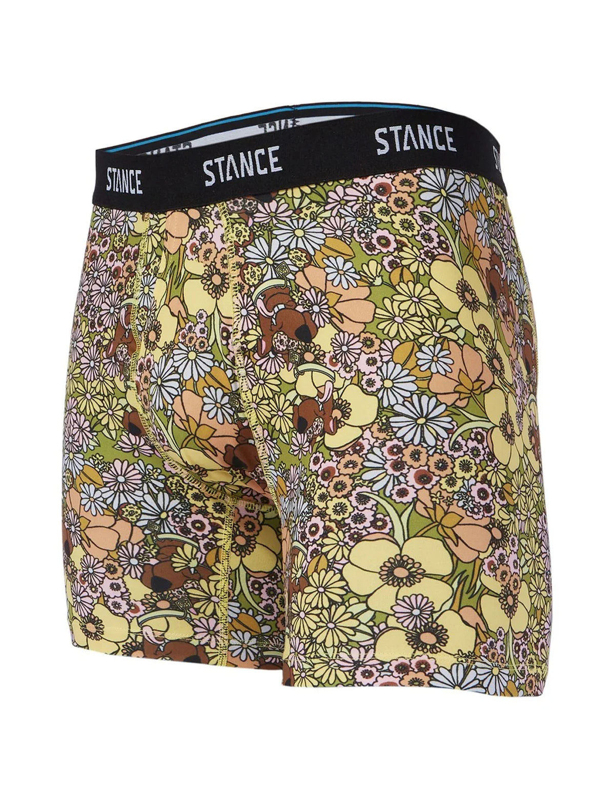 Boxer size Doo (L) Briefs Snackin Stance men in 34" Mustard Scooby Waist Scoobs