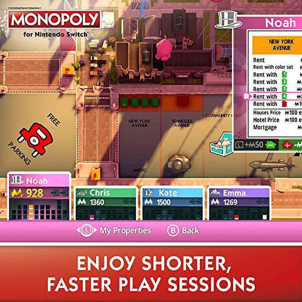 NSW [video FOR game] (US) [video MONOPOLY NINTENDO game] SWITCH