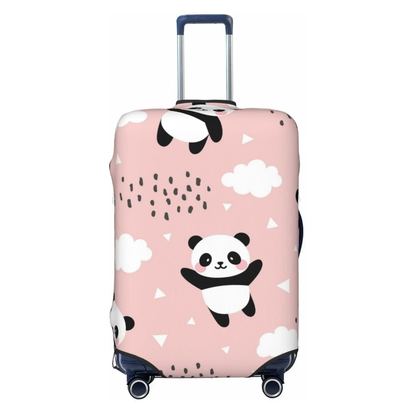 Luggage Washable Cover Inch Sky And Luggage Cover Protector Anti-Scratch Suitcase In 18-32 Bingfone The Suitcase Star Panda Clouds Flying Cover Fits Between