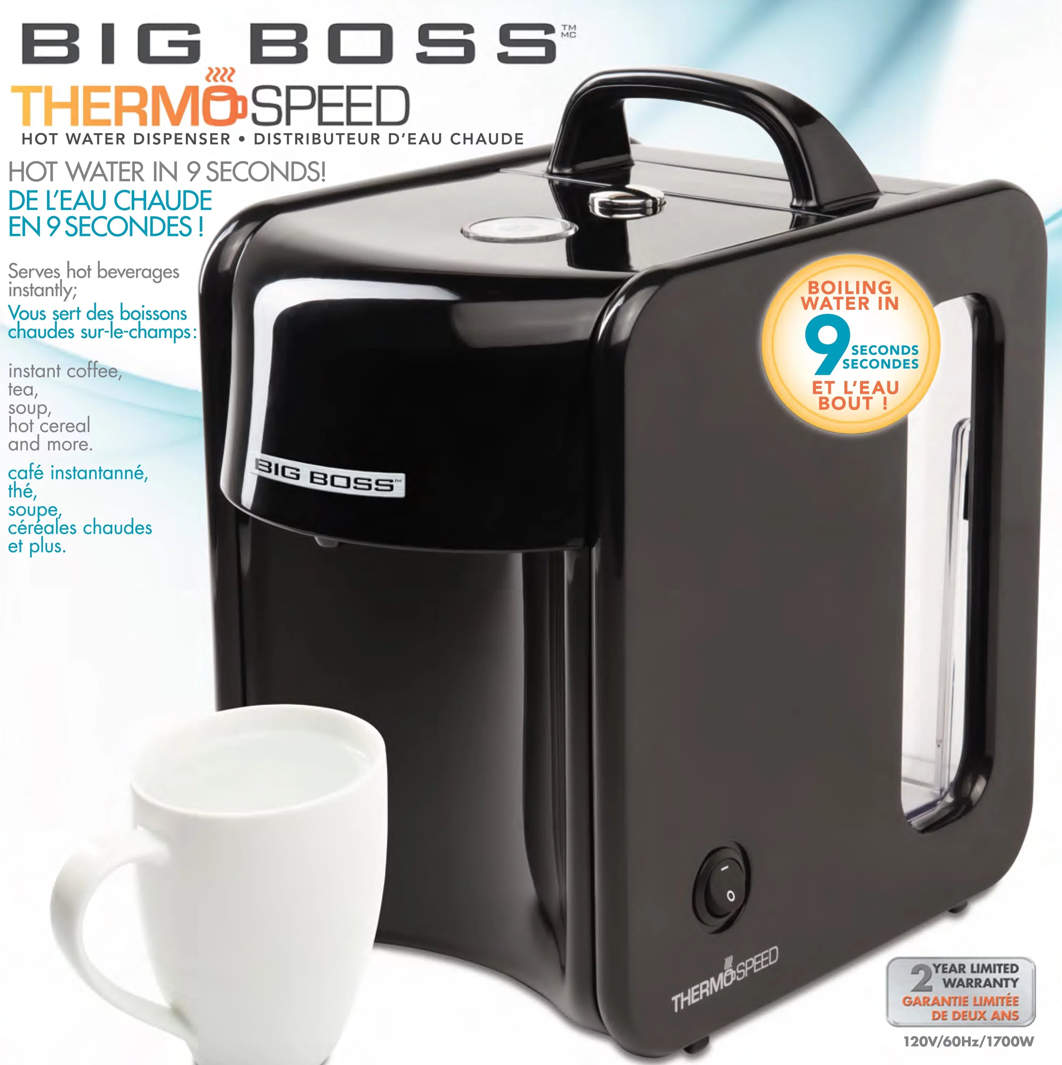 Big Water Boss™ Dispenser Hot Box ThermoSpeed