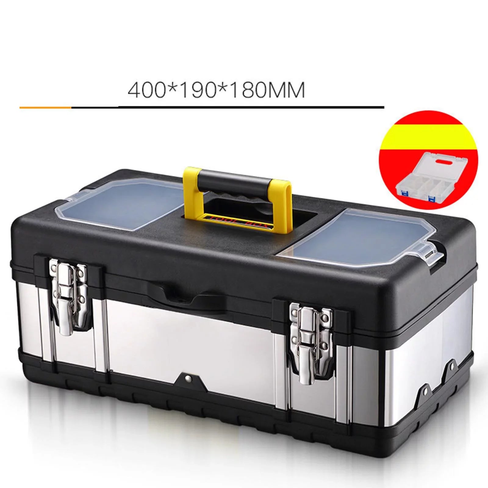 Repair Carry Plumber Lockable Storage Tools Case for Car 17inch Toolbox Trunks Case