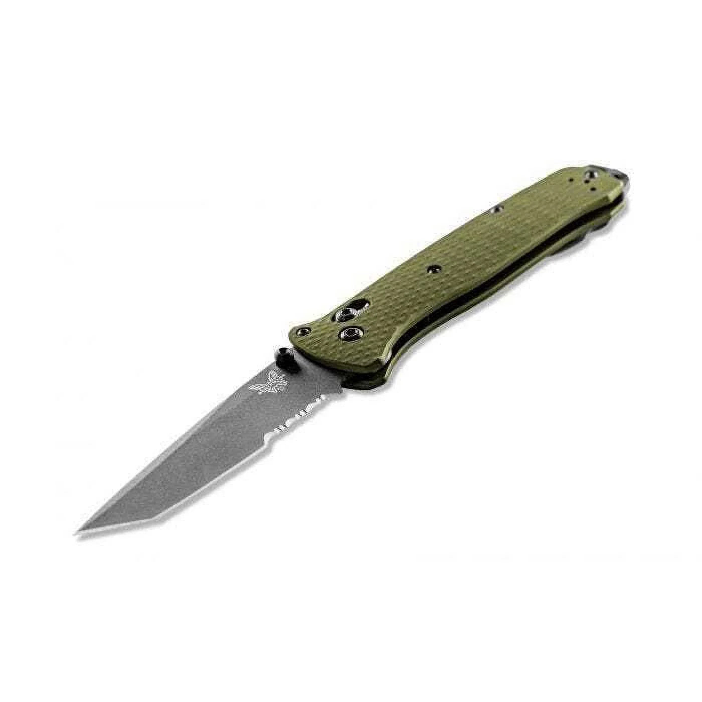 Axis Serrated 537SGY-1 Super Bailout Coated Tanto Benchmade Steel Tool CPM-M4 Knife Grey