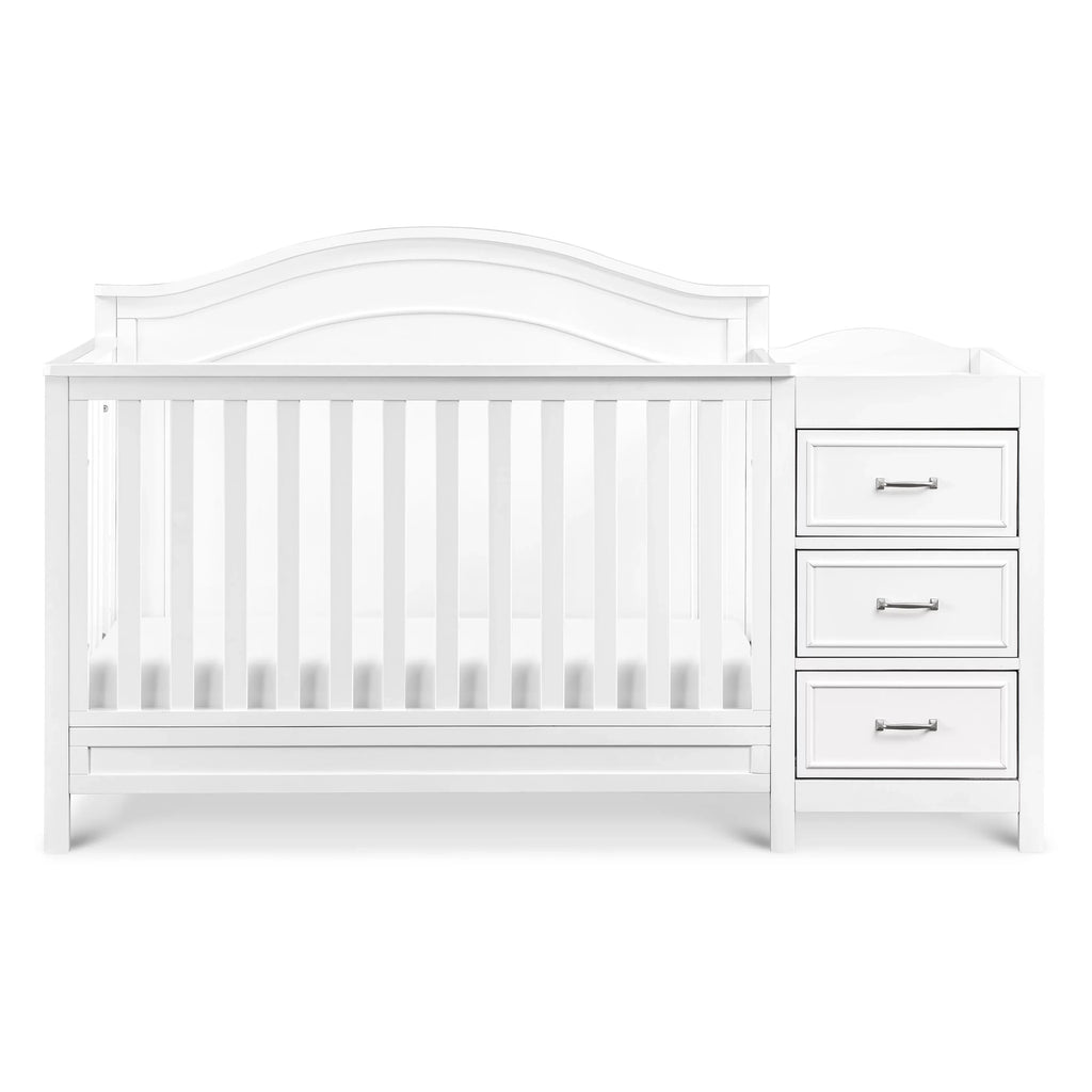 Changer 4-in-1 and Convertible in Charlie DaVinci Combo Crib White