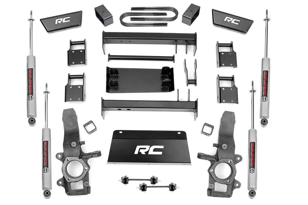N3 System Knuckles F150 4WD 1997-2003 | Rough Country 5" Suspension (fits) Lifted | 476.20 Lift | Kit Shocks