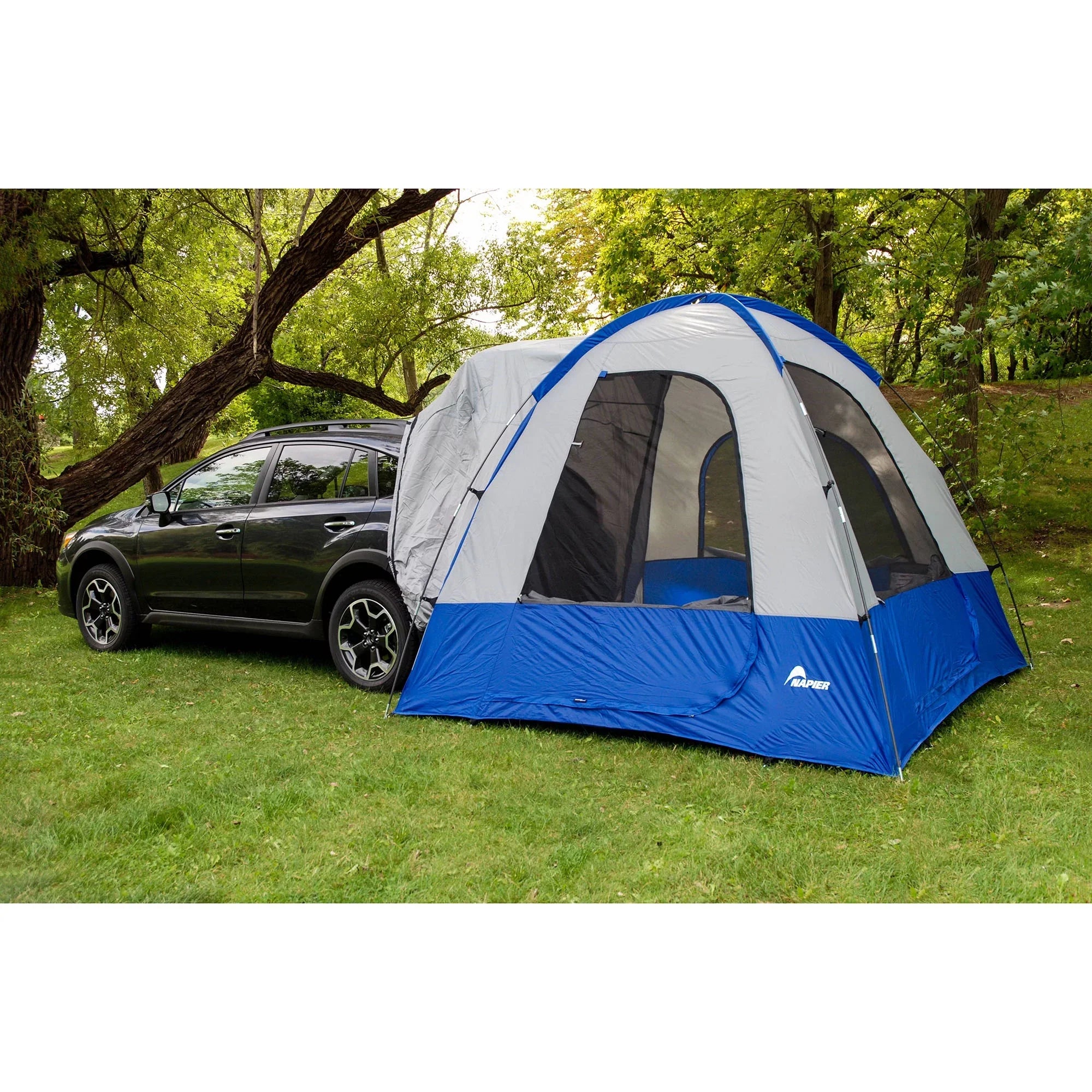Awning with SUV Camping Sportz Cargo Universal Person 4 Tent Dome-To-Go Napier