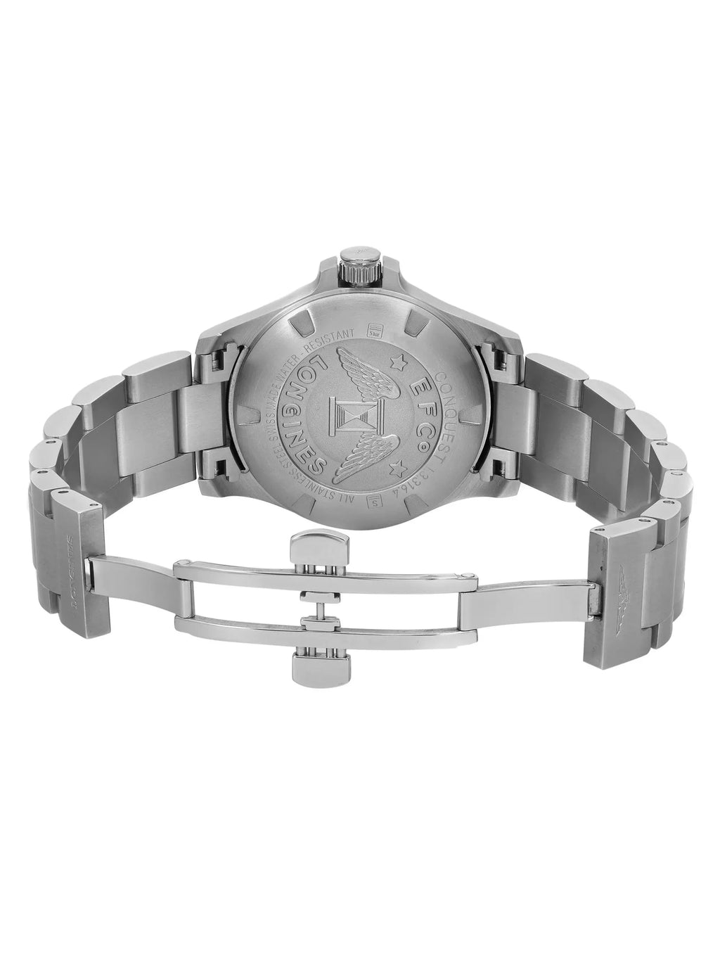 Longines Ladies Conquest 36mm L3.316.4.87.6 (Like V.H.P. Watch Pre-owned New)