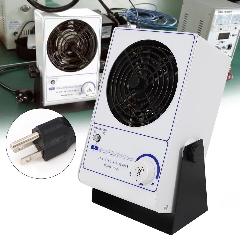 Machine Discharge Air Fan Anqidi Eliminator Static Ionizing Anti-Static ESD 60Hz Blower 110V Ionizer
