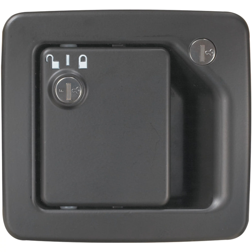 Black RV Door T507 Deadbolt Entrance MH RV Handle Designer with Hardware