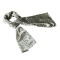 Ivory Exquisitely Animal Elegant Print Leopard Silk Scarf/Wrap/Shawl(Large) Soft Blancho