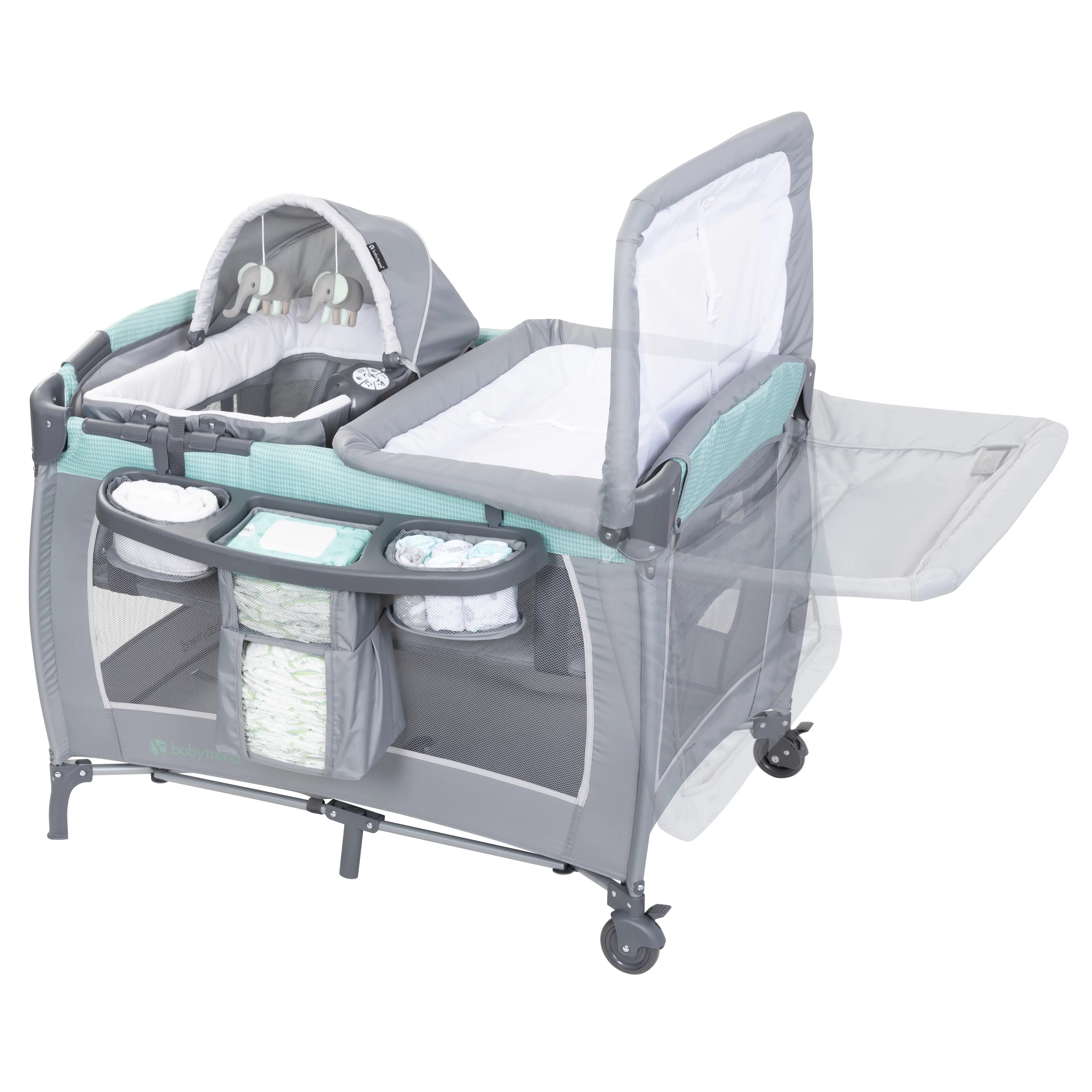 Baby Trend Lil Deluxe III, Cozy Snooze Mint