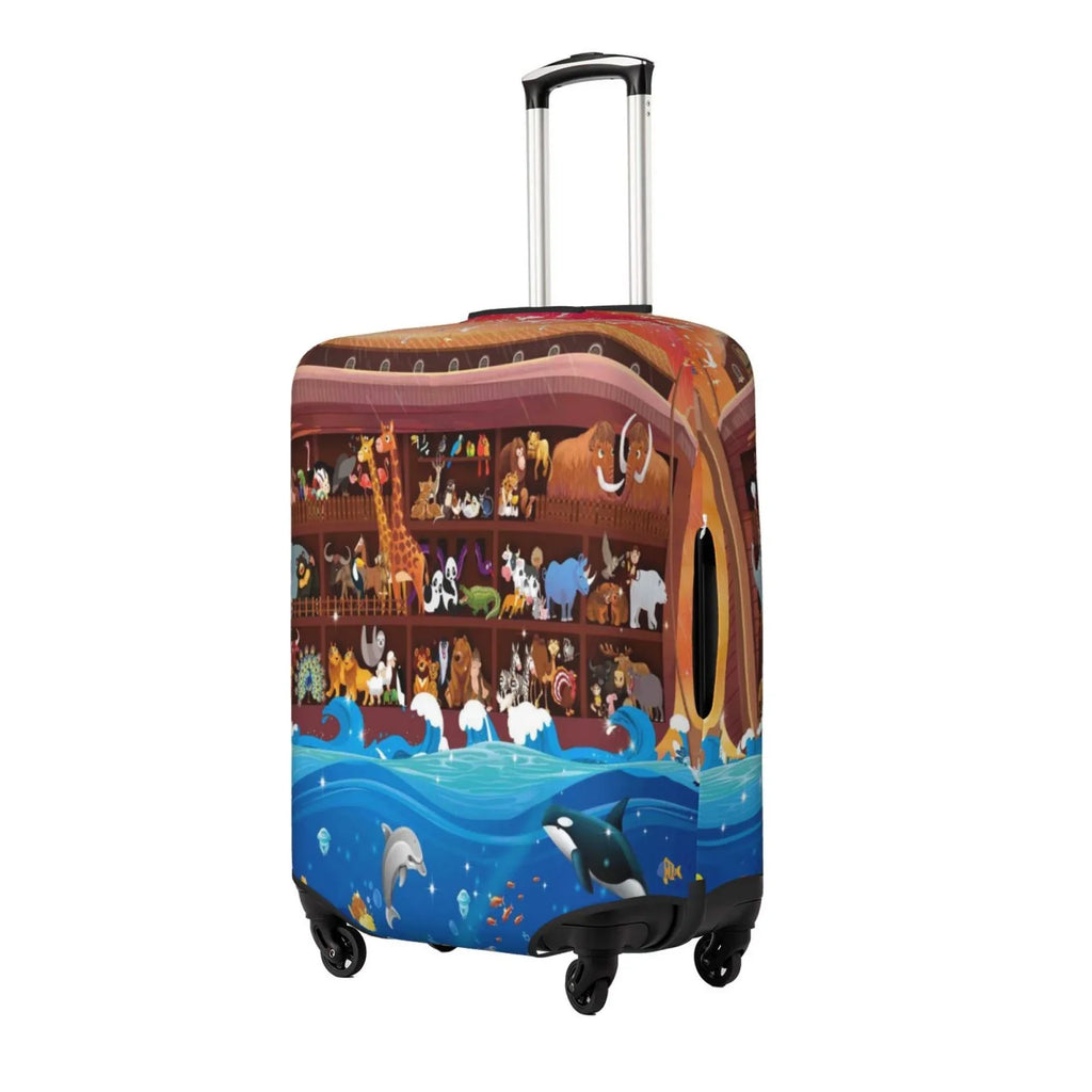 Noah'S - Ark2 Suitcase Fashion Cover Junzan Protector Luggage Washable Print On Inch Animals Luggage 18-32 Fits