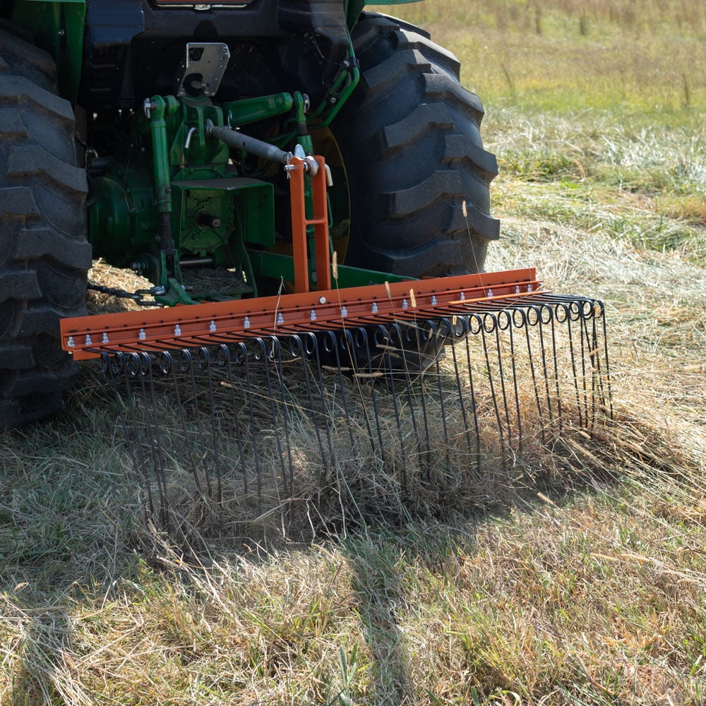 Category Spring 3 Point Tines, Rake Attachments 5 Straw Pine Landscape Drag-Behind 1 Titan Tractors, Rake, Needle Coil FT
