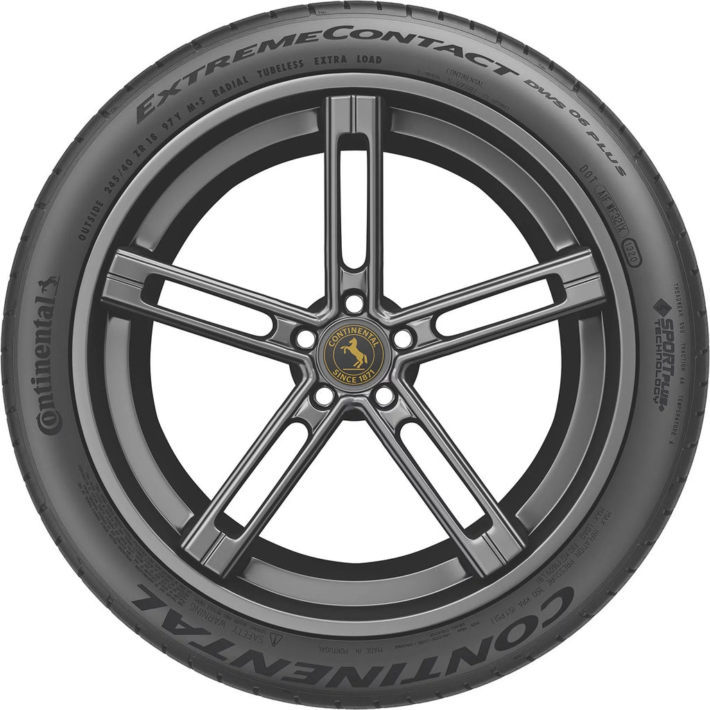 Continental 225/45ZR18 ExtremeContact Chevrolet LTZ, XLE All 2012 Fits: Camry Passenger 2011-15 91Y PLUS Tire Toyota Cruze DWS06 Season
