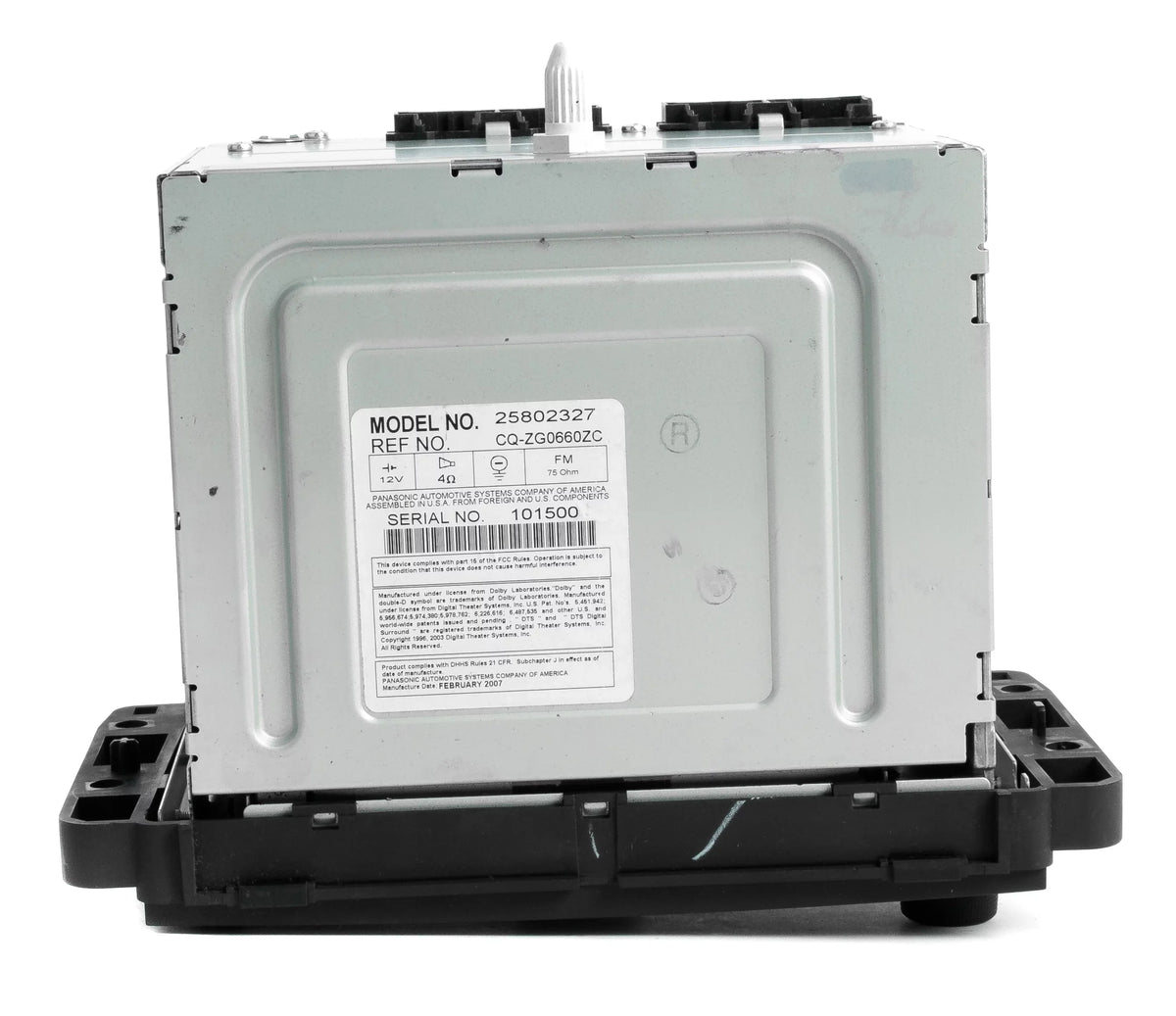 FM Restored OEM 2007 Player Outlook CD 25802327 Radio DVD (Refurbished) Auxiliary AM Input MP3 Saturn
