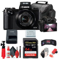X Kit Strap, Bag, PowerShot Flex Tripod, Soft (0510C001), Model) Card, Memory Canon Cleaning Deluxe (International Hand Digital Card Reader, Camera 64GB Wallet, G5