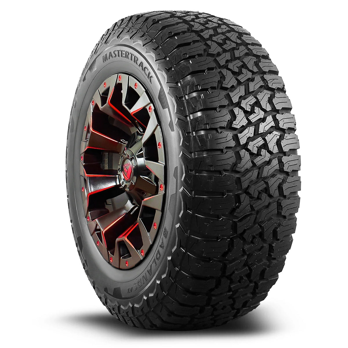 Truck Tire Light Mastertrack 265/70/18(Tire Terrain E Ply AT SUV Only) 10 BADLANDS 124S All LT265/70R18