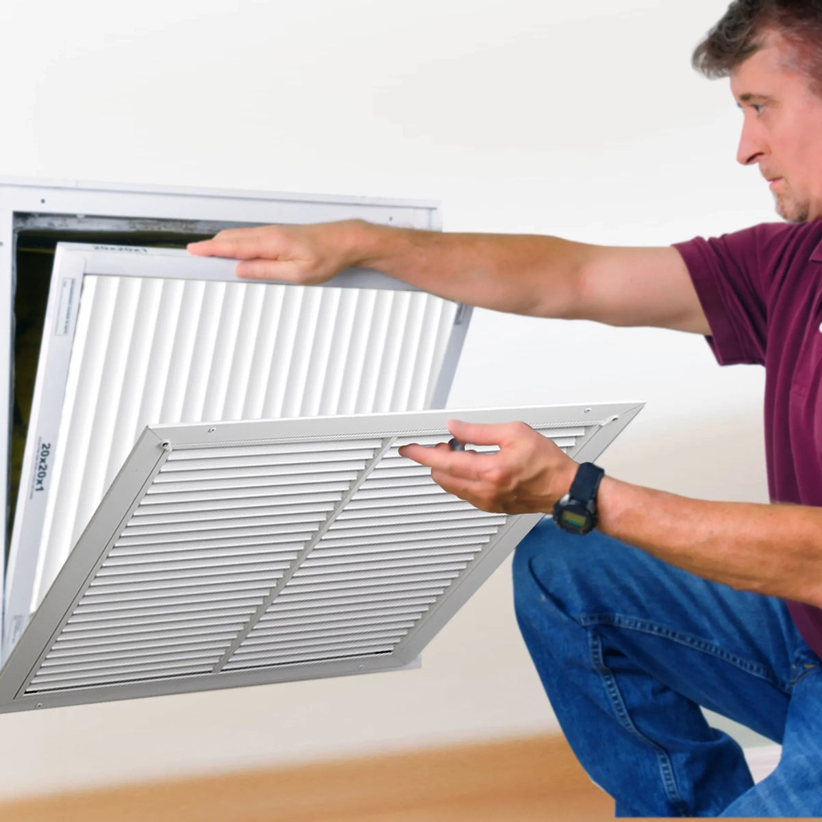 HVAC 12 Air Honeywell Pleated Filter Pack Furnace MERV -12 20x20x1
