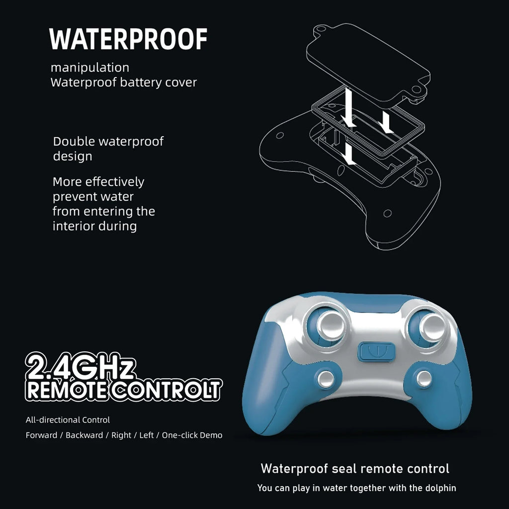 River Toy Boat /one Animal Boat Toy Kids Head Pool Remote Head Waterproof Ball Animal Pool boat,Demo Remote Dolphin Boat Head Water Click Water Water Remote Kids Waterproof