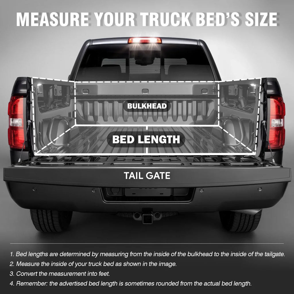 Ranger to Truck Top Motoring FRP Black Tri-Fold Aluminum 2019 Short 5Ft For Frame Tonneau 2021 Bed TTC-HARD-090 Ford DNA 20 Powdercoated Hard Cover