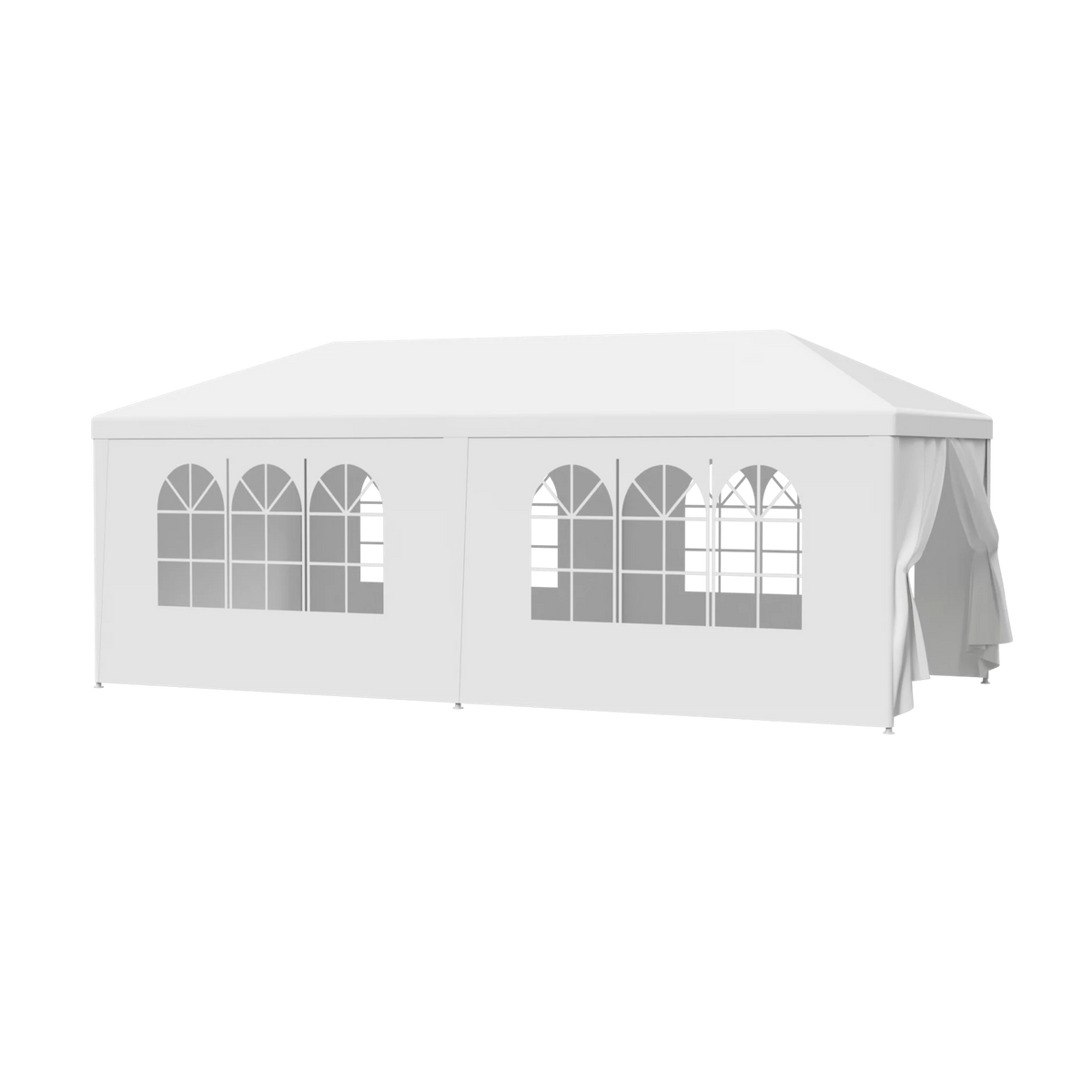 Side Canopies 8.00, Event Zeny Pavilion Tent Party Gazebo Wedding Walls, White 10'x20' Canopy 6 Outdoor with