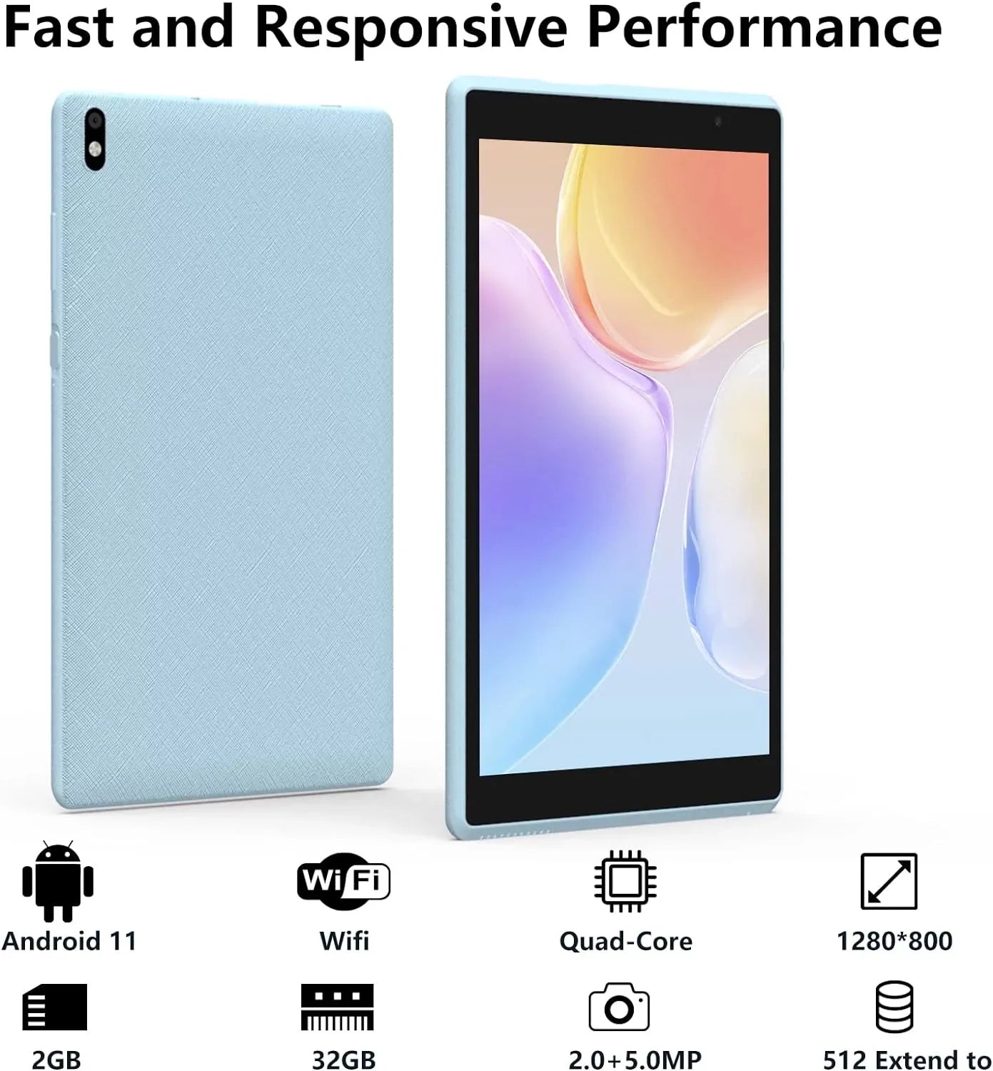 2+5MP 512GB PC, Battery, Tablets, Camera, Wifi RAM, Support Quad-Core Tableta Android Screen, 8 inch 4300mah Dual Tablet 11 2GB 32GB Touch Computer Processor, IPS ROM Tablet Tablet Expand