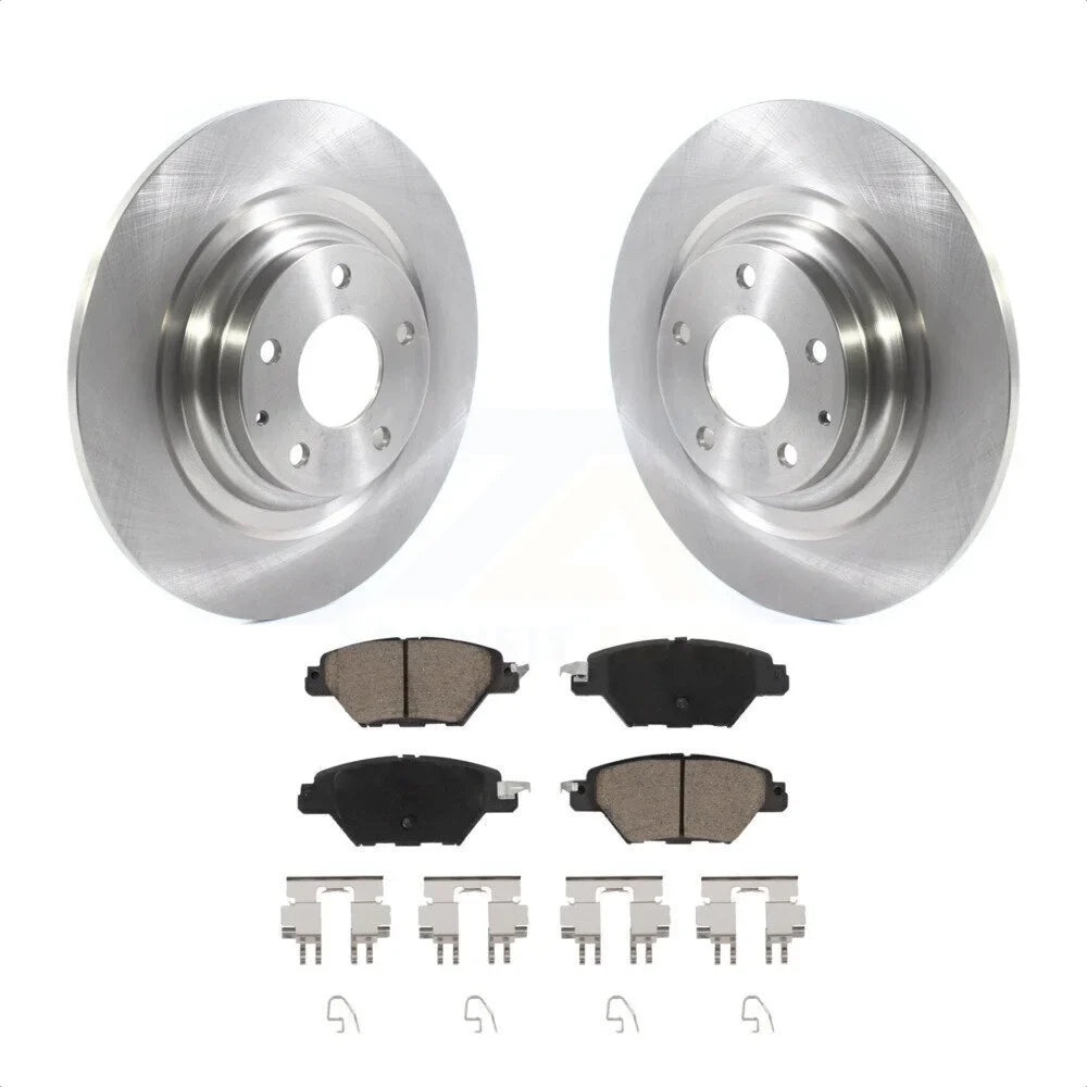 2016-2022 Kit K8C-102148 Rotors Transit Auto And Ceramic Brake Rear Pads - CX-9 Disc For Mazda