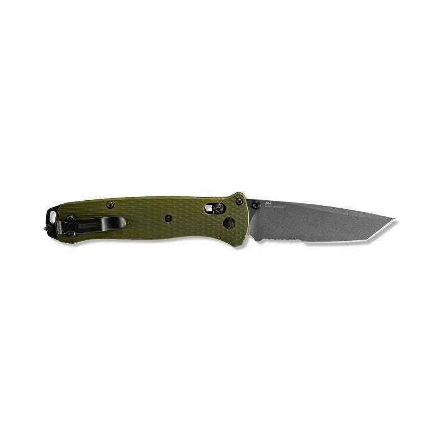 Axis Serrated 537SGY-1 Super Bailout Coated Tanto Benchmade Steel Tool CPM-M4 Knife Grey