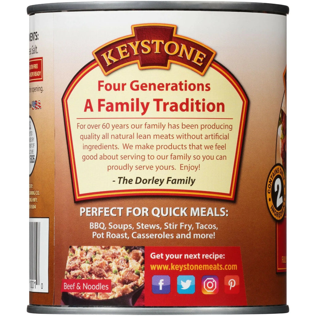 All Cans Food (12 ✅ Beef Long Life Camping Canned Meats Natural Emergency Keystone 28 ✅ Ounce Pack) Shelf